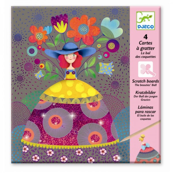 Djeco Kratzbilder Grazien 7+