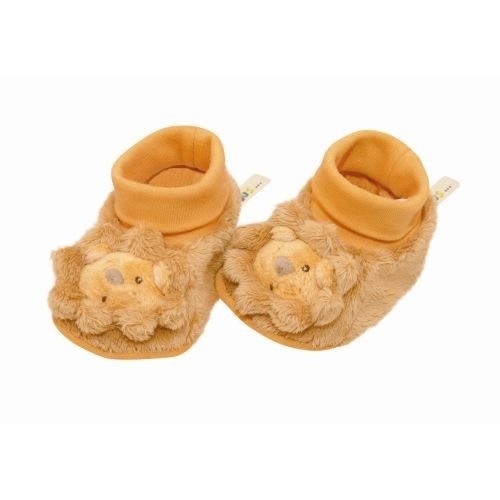 Moulin Roty kuschelige Babyschuhe Löwe
