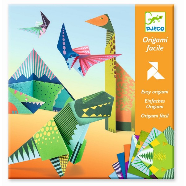Djeco Origami Bastelset Dinosaurier 6+