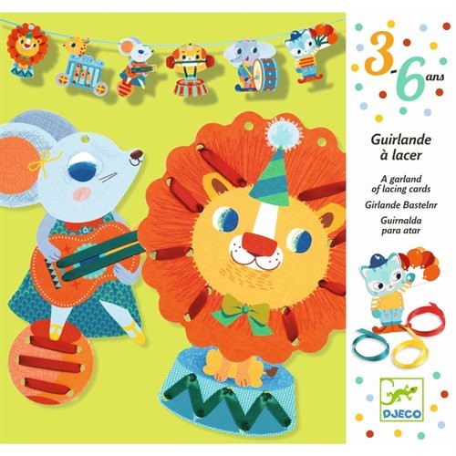 Djeco Girlande basteln Die grosse Parade 3+