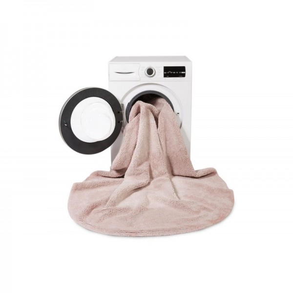 Lorena Canals waschbarer Kinderteppich rund Tie-Dye Vintage Nude