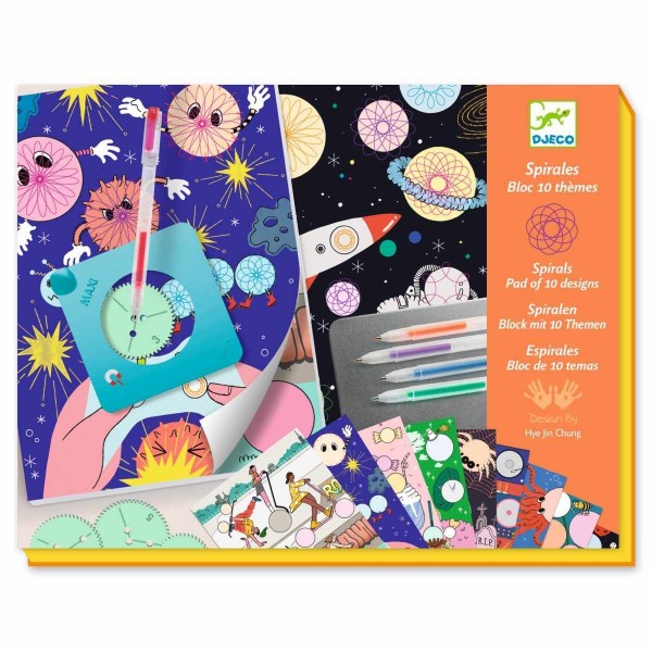 Djeco Spiralen Workshop mit 10 Themenbereichen 7+