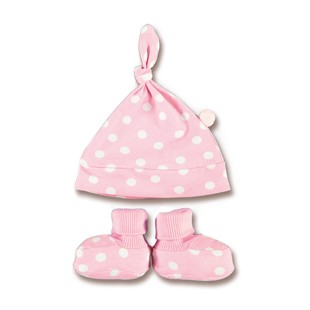 Babyboum Geschenkset Mütze + Schuhe Candy