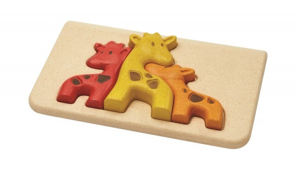 Plantoys Holzpuzzle Giraffe 18+