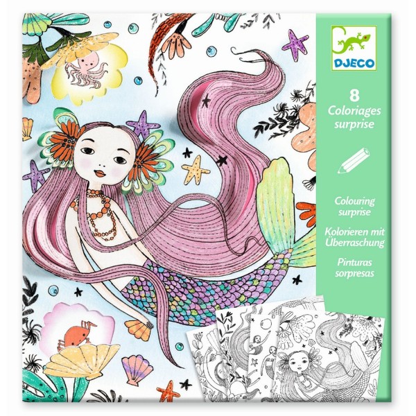 Djeco Malbuch Tief im Meer 6+