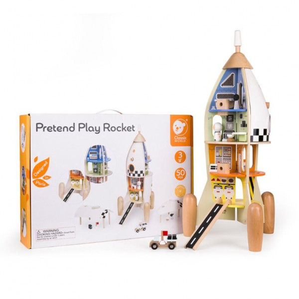 Classic World Spielzeug Rakete 3+