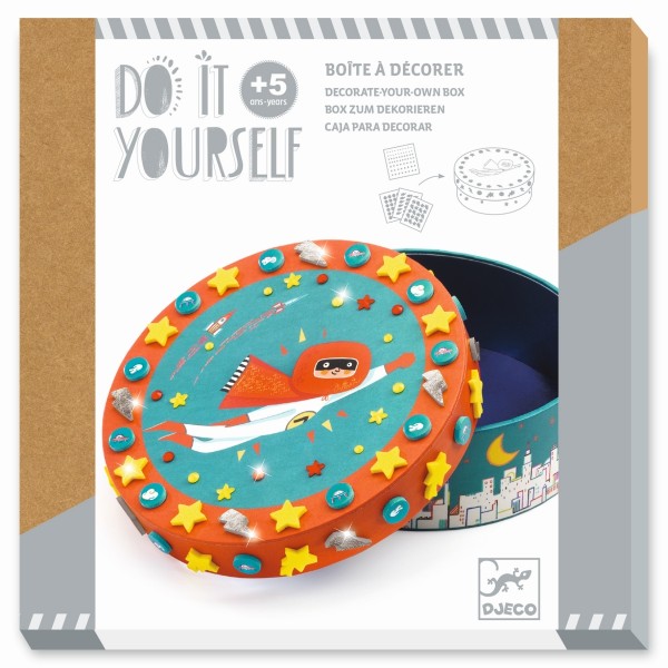 Djeco Do it Yourself Superschatz Schmuckdose gestalten 5+