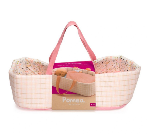 Djeco Pomea Puppentragetasche Pink kariert