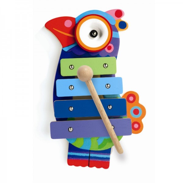Djeco Xylophon Vogel Kikou Coco 2+