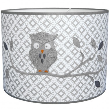 Taftan Pendellampe Eule grau
