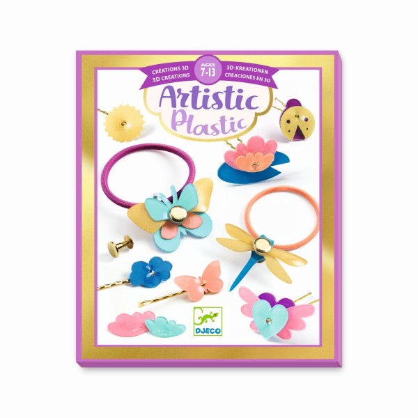 Djeco Bastelset Artistic Plastic Hairstyling 7+