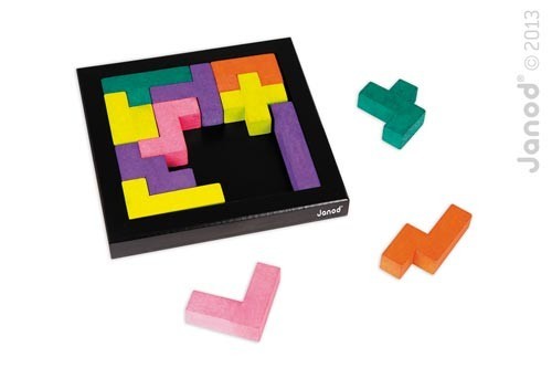 Janod Quadrat Puzzle 7+