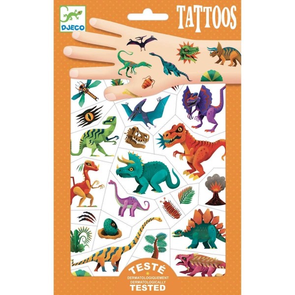 Djeco Tattoos Dinosaurier Dino Club 3+