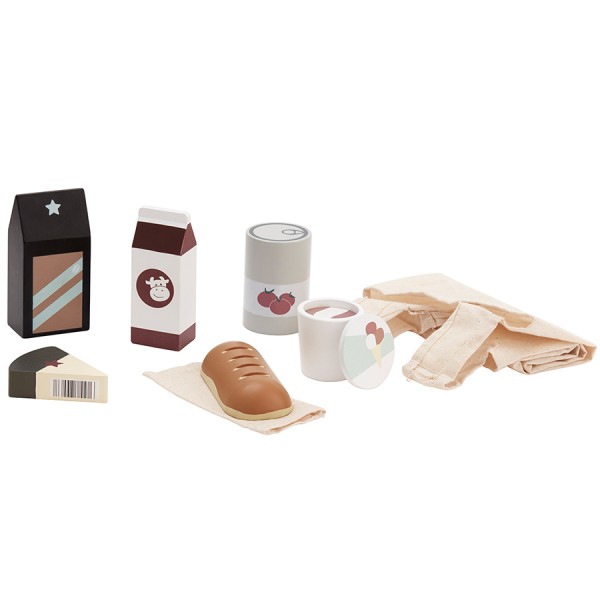 Kids Concept Einkaufstüte mit Lebensmitteln 3+