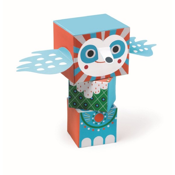 Djeco Papierkunst lustige Tiere 3+