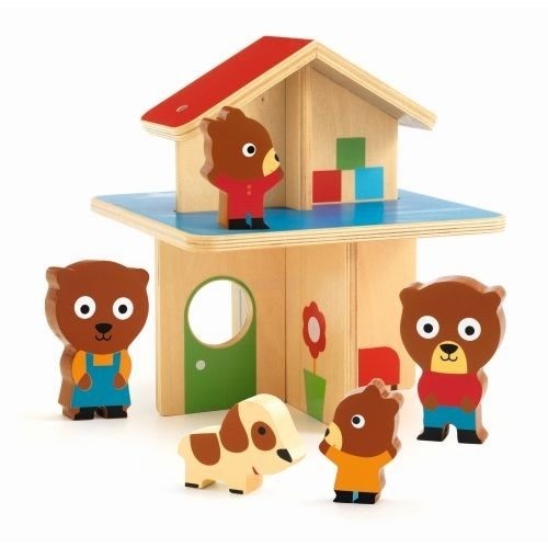 Djeco Minihaus mit Figuren 18+