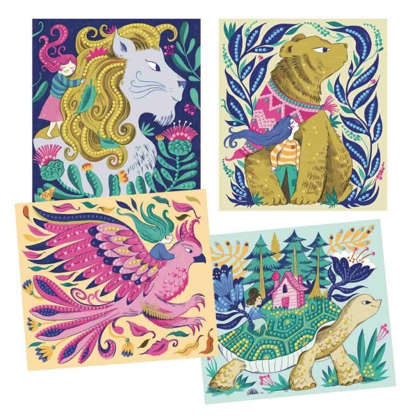 Djeco Bastelset Artistic Diams Legenden 7+