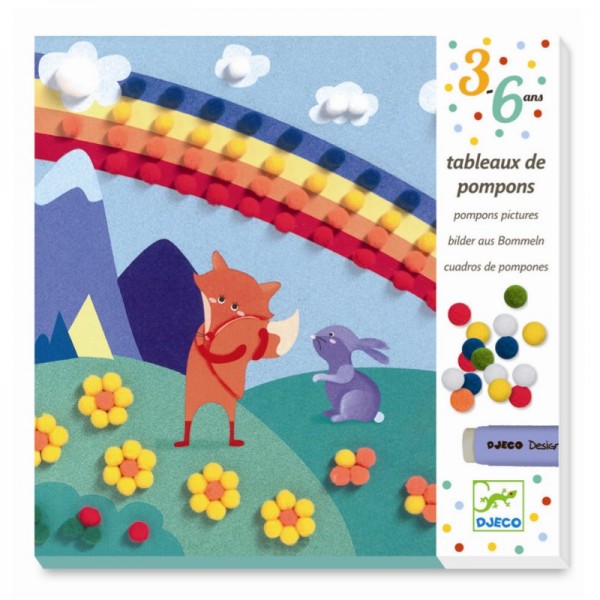 Djeco Bilder aus Bommeln Traumwelten 3+