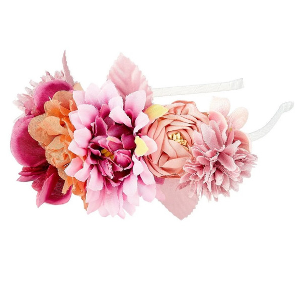 Souza Haarreifen mit großen Blüten Olivia rosa