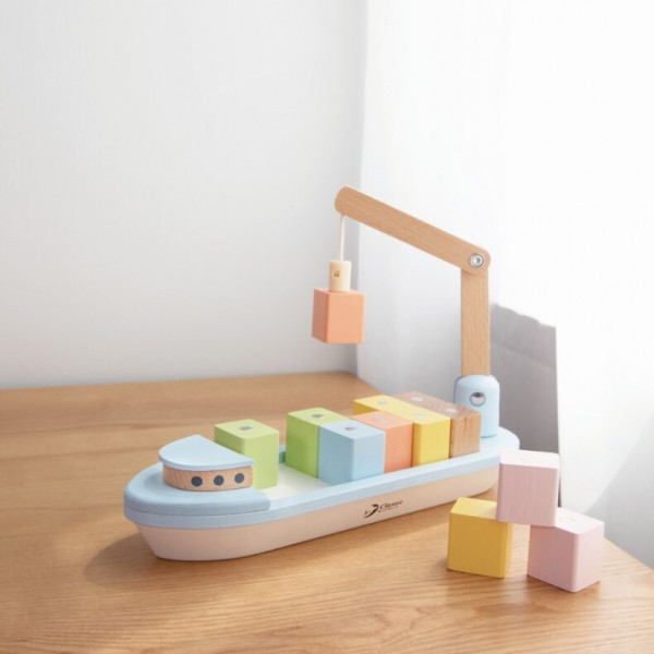 Classic World Magnetspiel Frachtschiff 3+