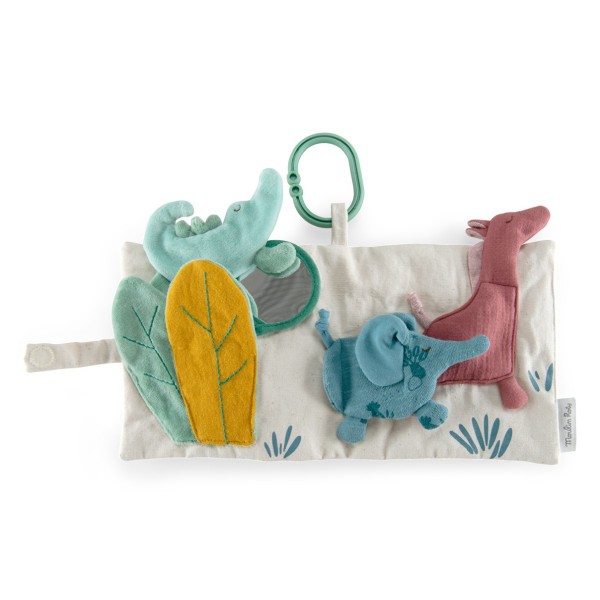 Moulin Roty Aktivitätenstoffbuch Sous mon Boabab 18+