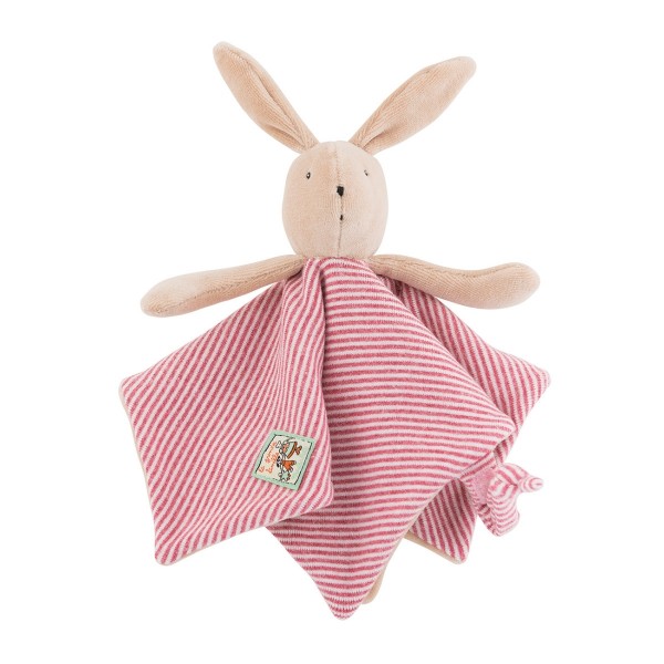 Moulin Roty Kuschelschnullerhalter Hase Sylvain