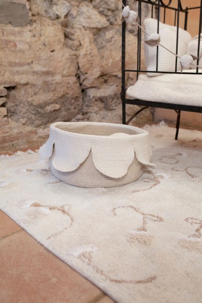 Lorena Canals waschbarer Kinderteppich English Garden Beige