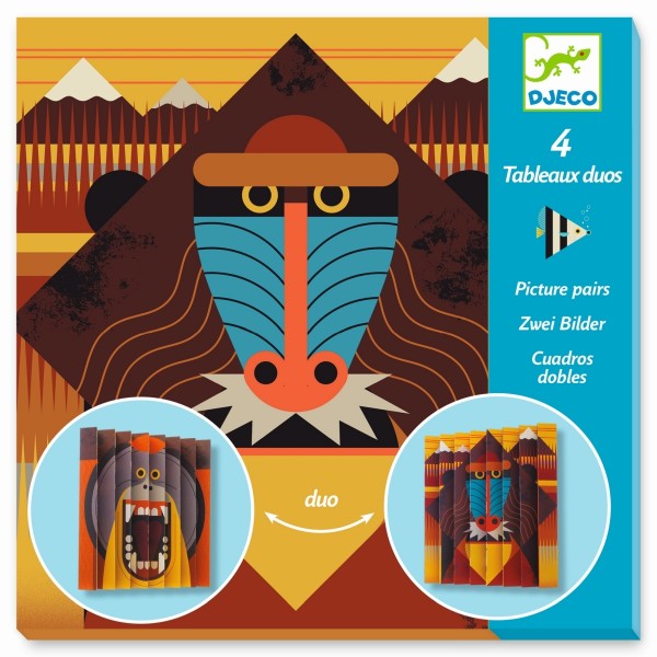 Djeco Papierkunst Zickzack Bilder Tierwelt 7+