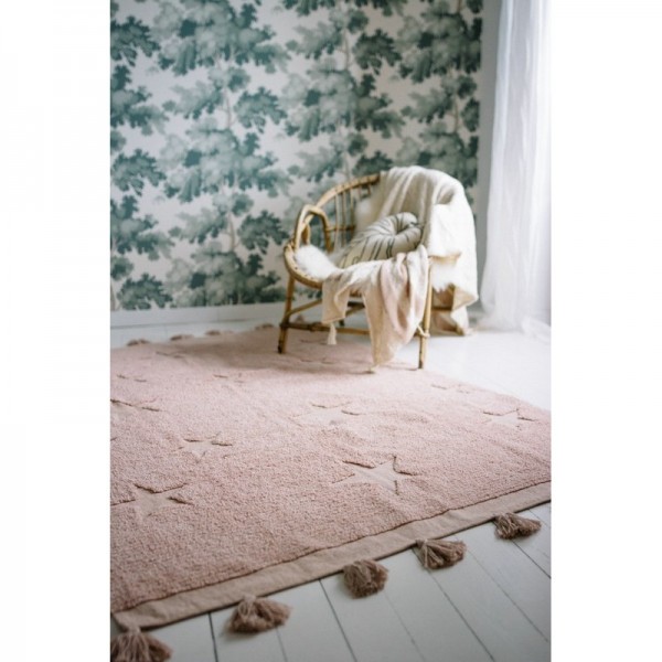 Lorena Canals Kinderteppich Hippy Stars Vintage Nude