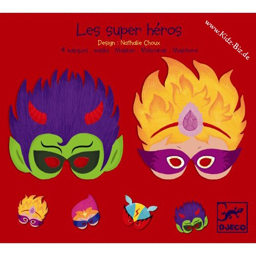 Djeco Masken Superhelden