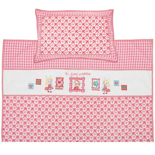 Room Seven Bettwäsche bunny art gallery Pink 100x140
