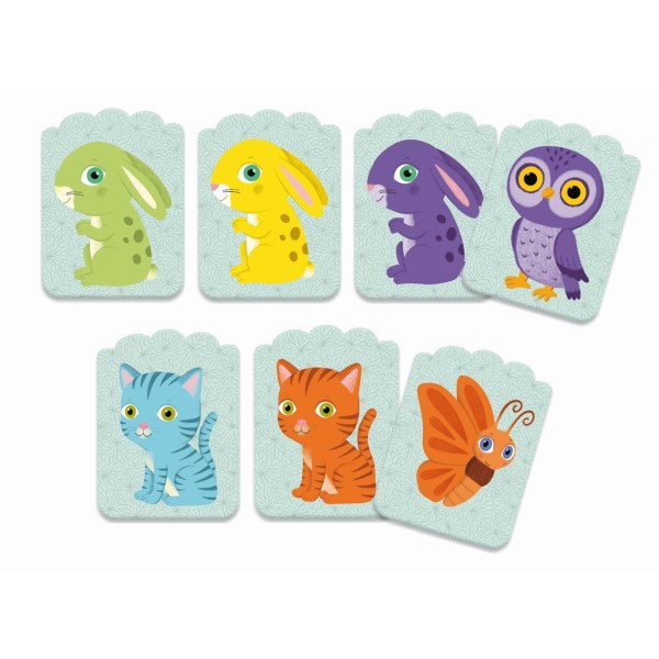 Djeco Kartenspiel für Kleine Little Match 2+