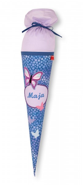 Crepes Suzette Schultüte mit Namen Step by Step Butterfly Maja