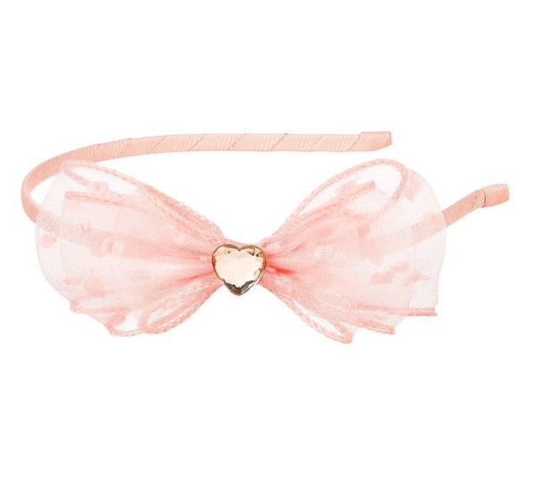 Souza for Kids Haarreifen rosa mit Scheife Leah