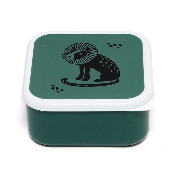 Petit Monkey Lunchboxen Brotdosen Set Tiere grün