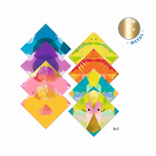 Djeco Origami Bastelset Meerestiere 7+