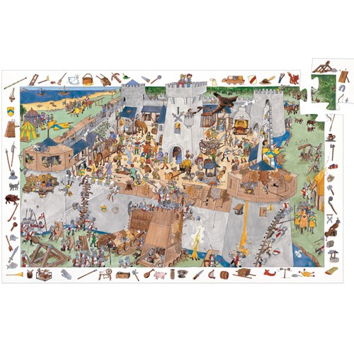Djeco Puzzle Die Ritterburg 5+