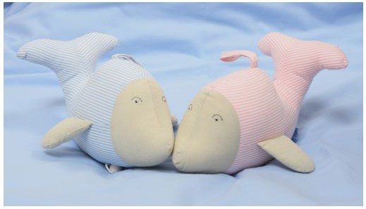 Hansekind Spieluhr Wal rosa