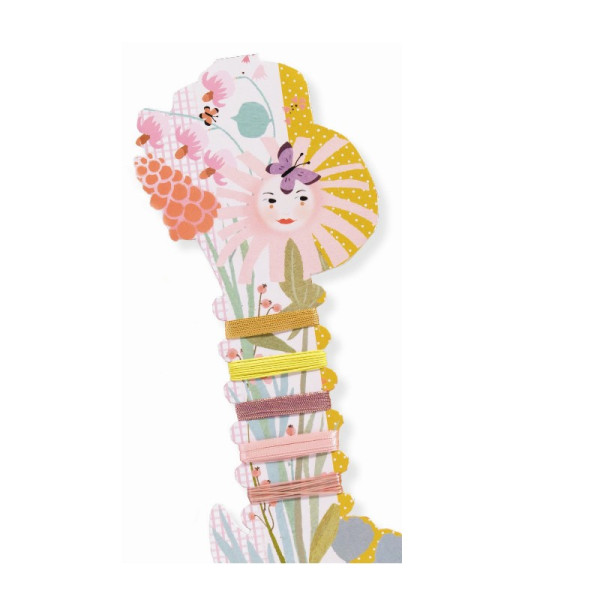 Djeco Bastelset Perlen und Blumen 7+