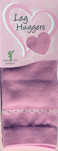 Leg Huggers Beinwärmer Herzchen rosa