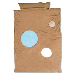 Bemini by Babyboum Kinderbettwäsche Melow Round cacao 100x140cm