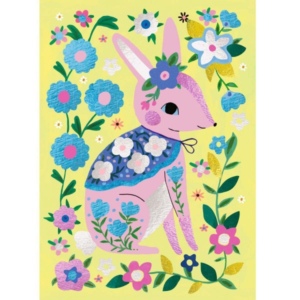 Djeco Schichtbilder Metallfolie Hübsche Waldtiere 6+