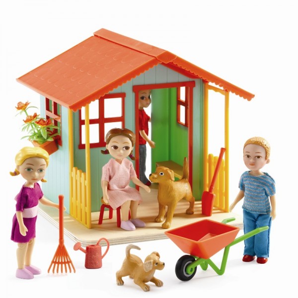 Djeco Zubehör zum Puppenhaus Gartenhaus 4+
