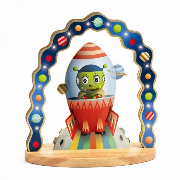 Djeco Holz-Nachtlicht Mister Zinzin