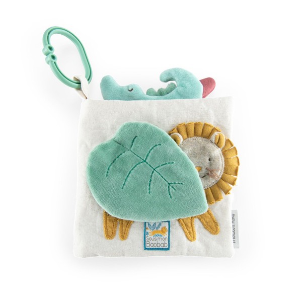 Moulin Roty Aktivitätenstoffbuch Sous mon Boabab 18+