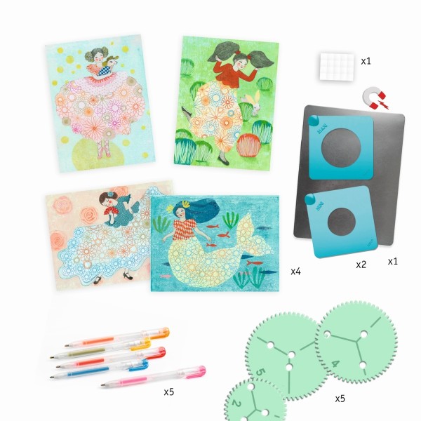 Djeco Spiralen Workshop Kleidermotive 7+