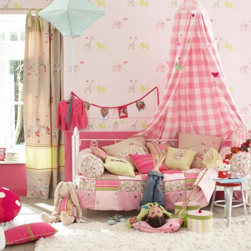 Camengo Tiertapete rosa 524165