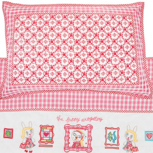 Room Seven Bettwäsche bunny art gallery Pink 100x140