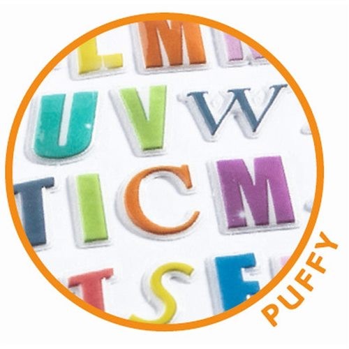 Djeco Mini Craft Sticker bunte Buchstaben