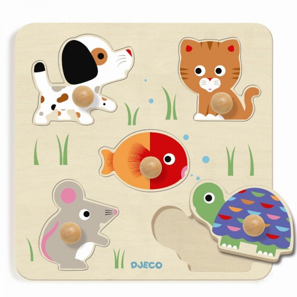 Djeco Steckpuzzle Bulle and Co 1+